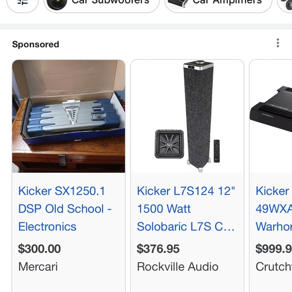 Kicker sc1250.1 auto amplifier with built in DSP - Picture 4 of 4